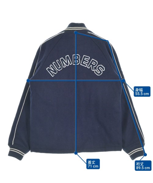 NUMBERS EDITION（ナンバーズエディション）スタジャン 紺 サイズ:M メンズ/2200634321160