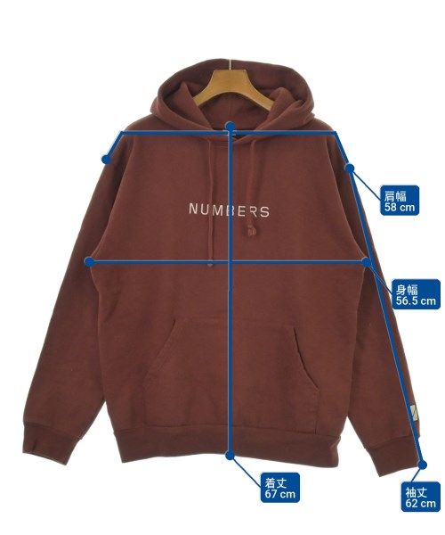 NUMBERS EDITION（ナンバーズエディション）パーカー 茶 サイズ:M メンズ/2200705709132