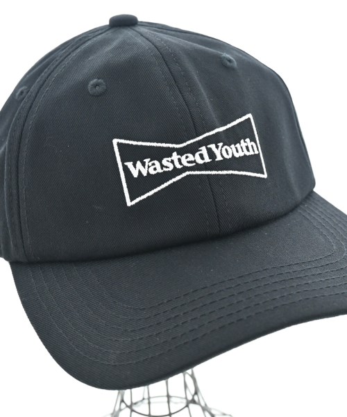WASTED YOUTH（ウェイステッドユース）キャップ 黒 サイズ:- メンズ/2200635082039