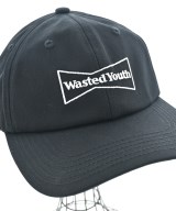 WASTED YOUTH（ウェイステッドユース）キャップ 黒 サイズ:- メンズ/2200635082039