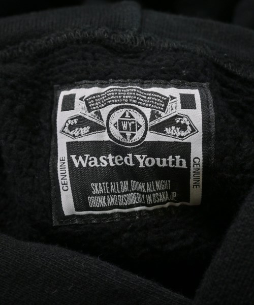 WASTED YOUTH（ウェイステッドユース）パーカー 黒 サイズ:XXL メンズ/2200625929443