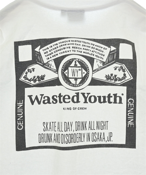 WASTED YOUTH（ウェイステッドユース）Tシャツ・カットソー 白 サイズ:XL メンズ/2200625532018
