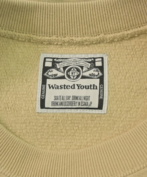 WASTED YOUTH（ウェイステッドユース）スウェット ベージュ サイズ:L メンズ/2200634483028