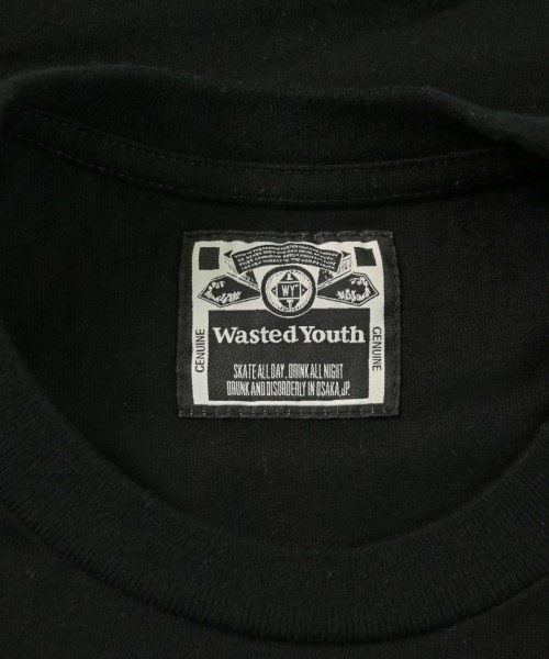 WASTED YOUTH（ウェイステッドユース）Tシャツ・カットソー 黒 サイズ:L メンズ/2200613015028