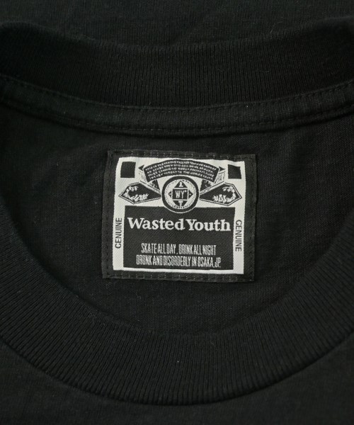 WASTED YOUTH（ウェイステッドユース）Tシャツ・カットソー 黒 サイズ:L メンズ/2200613015035