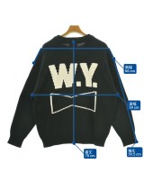 WASTED YOUTH（ウェイステッドユース）ニット・セーター 黒 サイズ:M メンズ/2200675532020