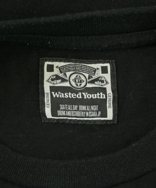 WASTED YOUTH（ウェイステッドユース）Tシャツ・カットソー 黒 サイズ:S メンズ/2200702052019