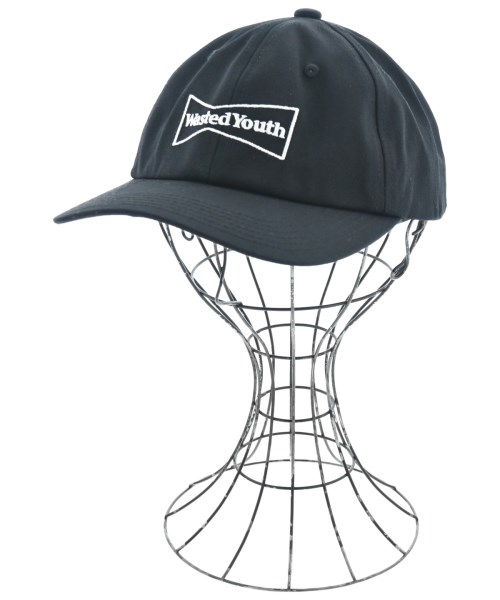 WASTED YOUTH(ウェイステッドユース)キャップ 黒 サイズ:-/2200655850090