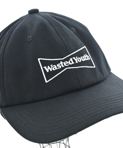 WASTED YOUTH（ウェイステッドユース）キャップ 黒 サイズ:- メンズ/2200655850090