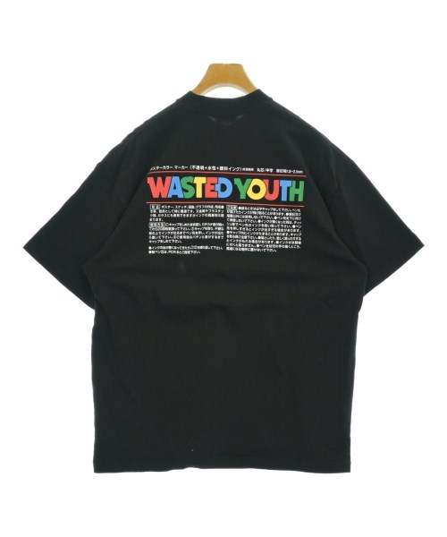 WASTED YOUTH（ウェイステッドユース）Tシャツ・カットソー 黒 サイズ:L メンズ/2200710731012