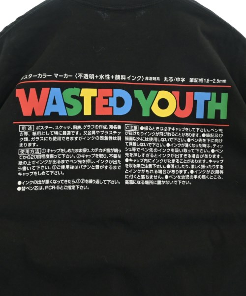 WASTED YOUTH（ウェイステッドユース）Tシャツ・カットソー 黒 サイズ:L メンズ/2200710731012