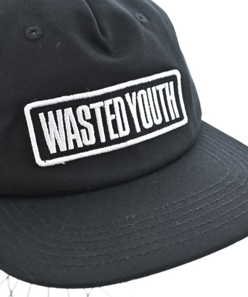 WASTED YOUTH（ウェイステッドユース）キャップ 黒 サイズ:- メンズ/2200716403074