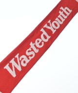 WASTED YOUTH（ウェイステッドユース）マフラー 赤 サイズ:- メンズ/2200715086995