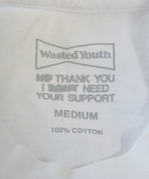 WASTED YOUTH（ウェイステッドユース）Tシャツ・カットソー 白 サイズ:M メンズ/2200645115109