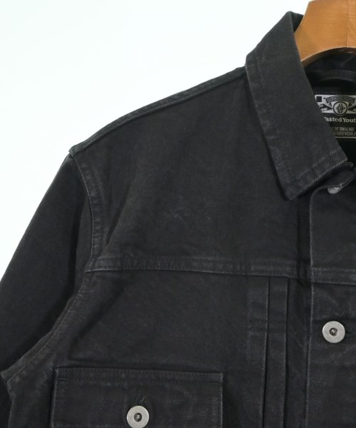 WASTED YOUTH（ウェイステッドユース）デニムジャケット 黒 サイズ:S メンズ/2200646845067