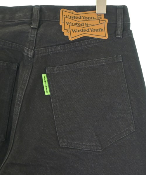 WASTED YOUTH（ウェイステッドユース）デニムパンツ 黒 サイズ:S メンズ/2200646845074