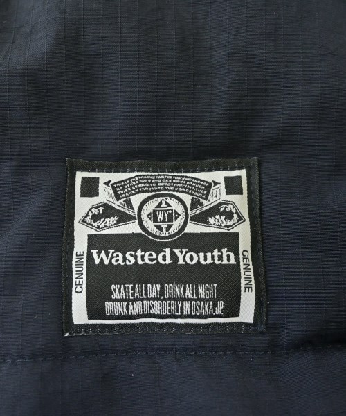 WASTED YOUTH（ウェイステッドユース）ダウンジャケット/ダウンベスト 紺 サイズ:S メンズ/2200734812018