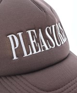 PLEASURES（プレジャーズ）キャップ 茶 サイズ:- メンズ/2200616067079