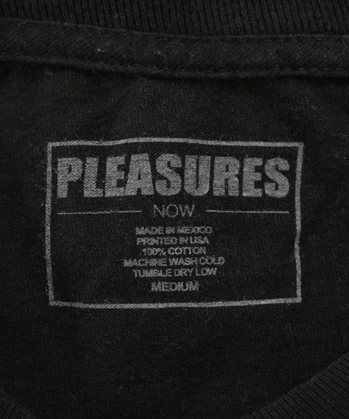 PLEASURES（プレジャーズ）Tシャツ・カットソー 黒 サイズ:M レディース/2200616493106