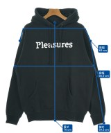 PLEASURES（プレジャーズ）パーカー 黒 サイズ:M メンズ/2200672953026