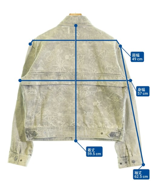 PACCBET（ラスベート）デニムジャケット グレー サイズ:S メンズ/2200680102010