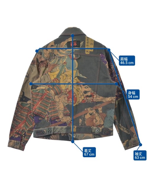 PACCBET（ラスベート）デニムジャケット 黒 サイズ:L メンズ/2200645424157