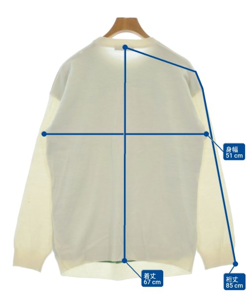 GOSHA RUBCHINSKIY（ゴーシャラブチンスキー）ニット・セーター 白 サイズ:L メンズ/2200643690097