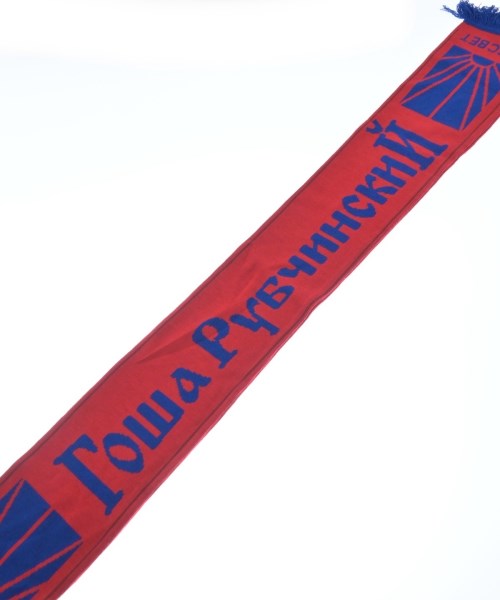 GOSHA RUBCHINSKIY（ゴーシャラブチンスキー）マフラー 赤 サイズ:- メンズ/2200623750162
