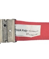 GOSHA RUBCHINSKIY（ゴーシャラブチンスキー）ベルト 赤 サイズ:- メンズ/2200629593176