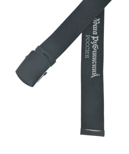 GOSHA RUBCHINSKIY（ゴーシャラブチンスキー）ベルト 黒 サイズ:- メンズ/2200629593183