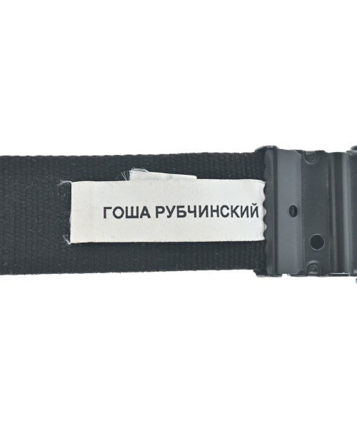 GOSHA RUBCHINSKIY（ゴーシャラブチンスキー）ベルト 黒 サイズ:- メンズ/2200629593183
