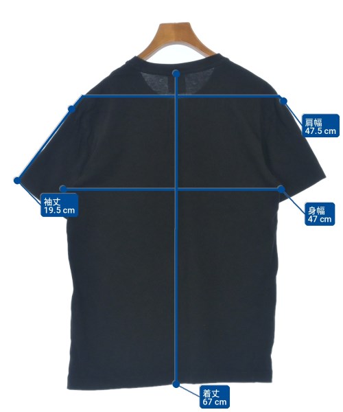GOSHA RUBCHINSKIY（ゴーシャラブチンスキー）Tシャツ・カットソー 黒 サイズ:M メンズ/2200697761453