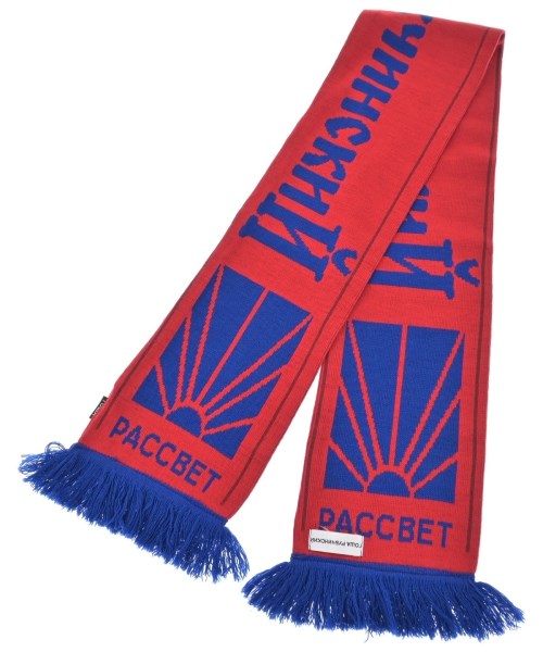 GOSHA RUBCHINSKIY(ゴーシャラブチンスキー)マフラー 赤 サイズ:-/2200656515080