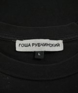 GOSHA RUBCHINSKIY（ゴーシャラブチンスキー）Tシャツ・カットソー 黒 サイズ:L メンズ/2200650021020
