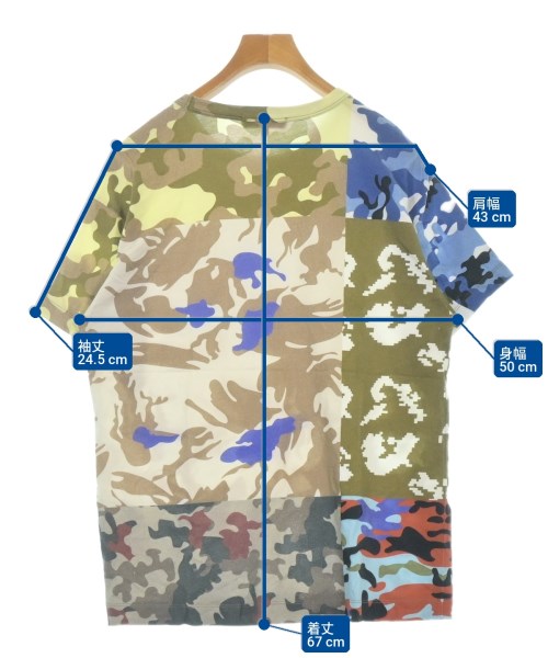 GOSHA RUBCHINSKIY（ゴーシャラブチンスキー）Tシャツ・カットソー 茶 サイズ:S メンズ/2200704222038