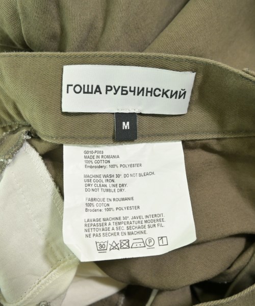GOSHA RUBCHINSKIY（ゴーシャラブチンスキー）ショートパンツ カーキ サイズ:M メンズ/2200717178094