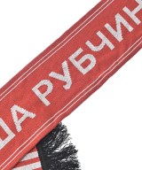 GOSHA RUBCHINSKIY（ゴーシャラブチンスキー）マフラー 赤 サイズ:- メンズ/2200683923056