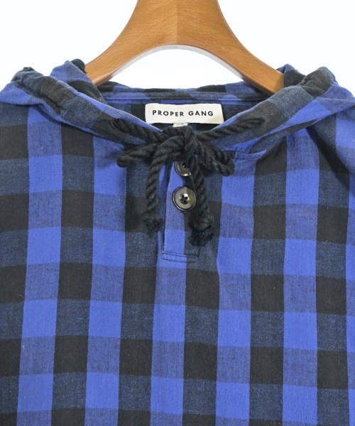 PROPER GANG（プロパー　ギャング）カジュアルシャツ 青 サイズ:M メンズ/2200639702025