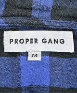 PROPER GANG（プロパー　ギャング）カジュアルシャツ 青 サイズ:M メンズ/2200639702025