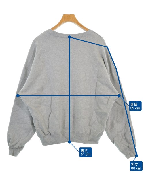 Mr.GENTLEMAN（ミスタージェントルマン）スウェット グレー サイズ:L メンズ/2200671890100