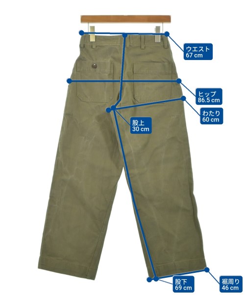 BUTCHER PRODUCTS（ブッチャープロダクツ）カーゴパンツ カーキ サイズ:28(S位) メンズ/2200635648075