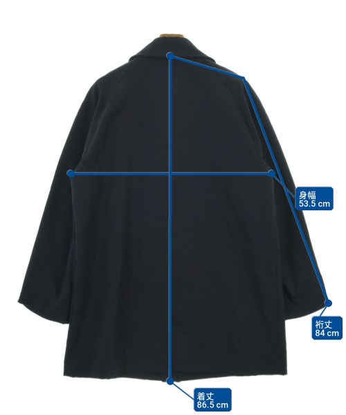 BUTCHER PRODUCTS（ブッチャープロダクツ）ステンカラーコート 紺 サイズ:40(L位) メンズ/2200700654116
