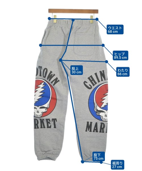 Chinatown Market（チャイナタウンマーケット）スウェットパンツ グレー サイズ:S メンズ/2200632927173