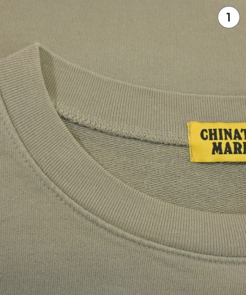 Chinatown Market（チャイナタウンマーケット）スウェット カーキ サイズ:-(XL位) メンズ/2200664808044