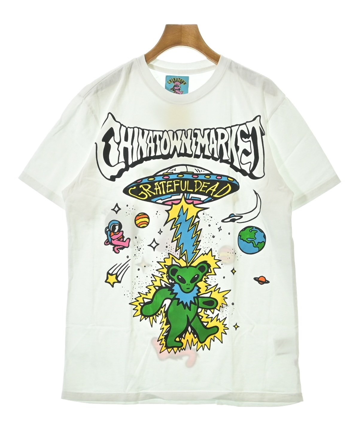 L'Apparteme アパルトモン チャイナタウンマーケット Tシャツ Chinatown Market（チャイナタウンマーケット）Tシャツ・カットソー 白