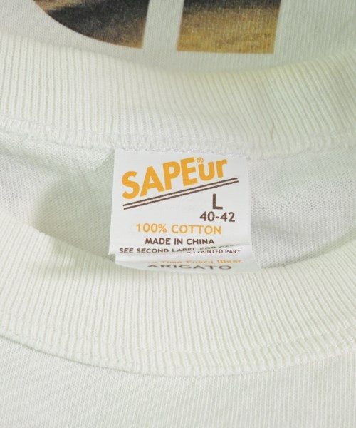 SAPEur（サプール）Tシャツ・カットソー 白 サイズ:L メンズ/2200609969212