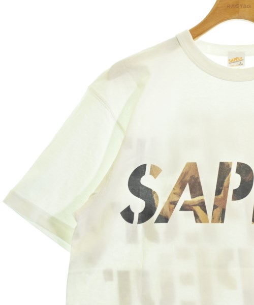 SAPEur（サプール）Tシャツ・カットソー 白 サイズ:L メンズ/2200609969212