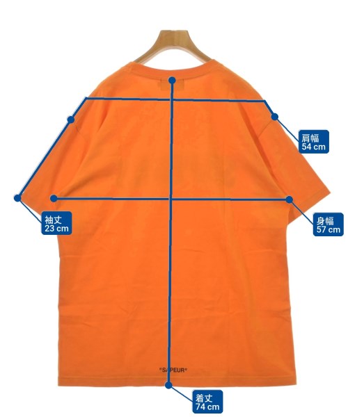SAPEur（サプール）Tシャツ・カットソー オレンジ サイズ:XL メンズ/2200606798082