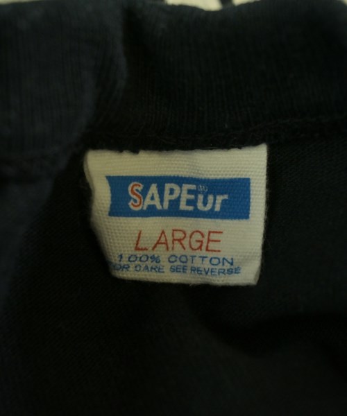 SAPEur（サプール）Tシャツ・カットソー 黒 サイズ:L メンズ/2200711397088