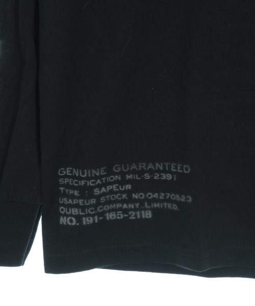 SAPEur（サプール）Tシャツ・カットソー 黒 サイズ:M メンズ/2200724542048